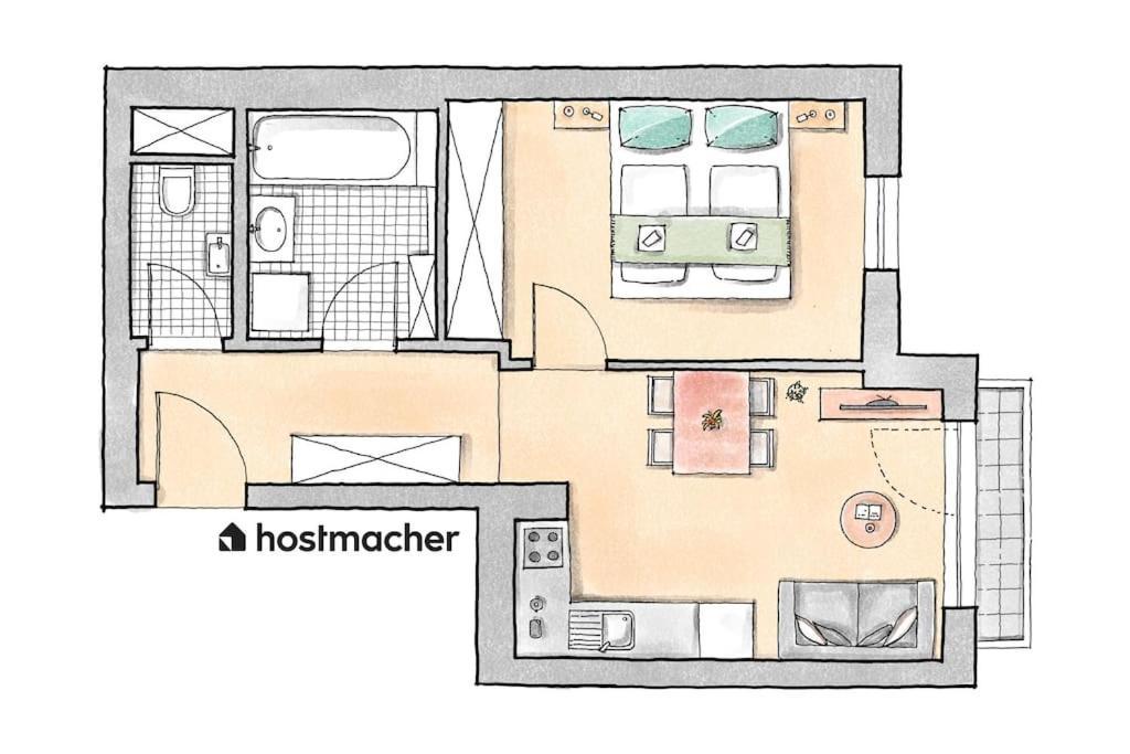 Trendy 1Br, Direct City Access By Hm ウィーン エクステリア 写真